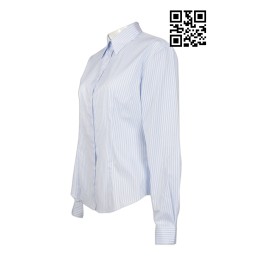 R215 Customize Women's clothing Shirts Design stripe  Shirts wholesale dealer R215 Customize Women's clothing Shirts Design stripe  Shirts wholesale dealer